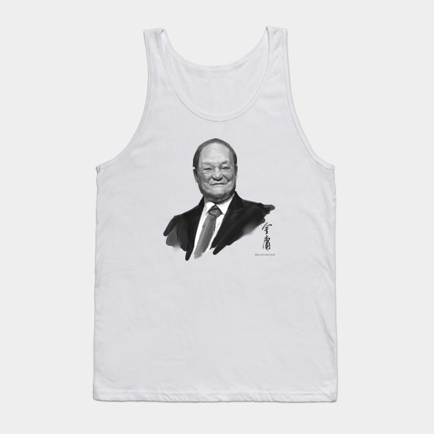 Commemorating the martial arts master Mr. Jin Yong 金庸仙逝 Tank Top by mangbo